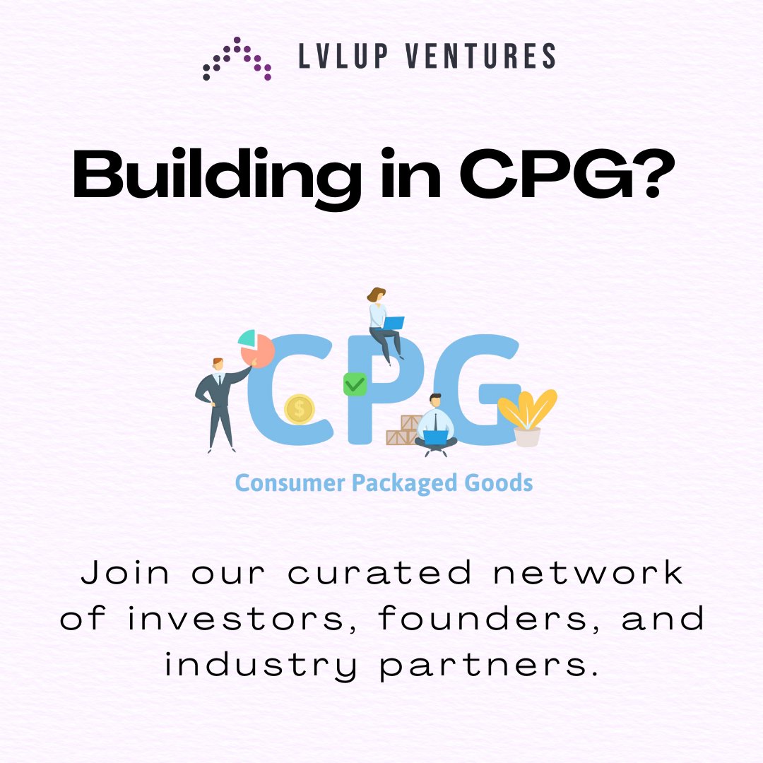 Building in CPG? Join our curated network of investors, founders, and industry partners. 

📢 Want in? Drop a reply!