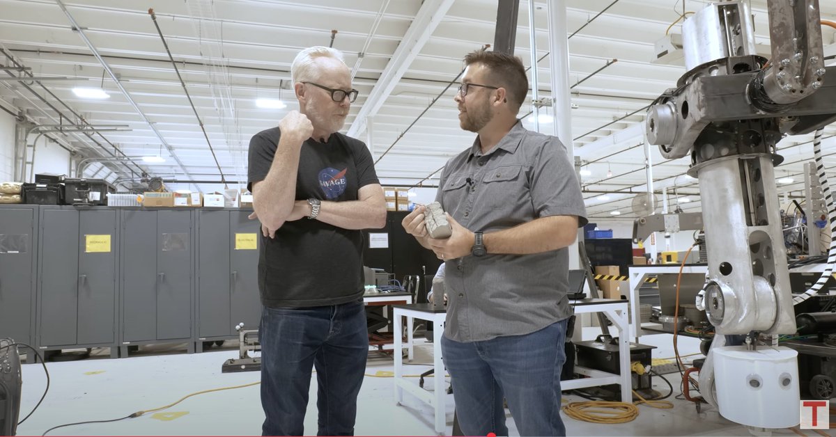 ICON3DTech's tweet image. Here’s what happened when @donttrythis of @testedcom and formerly of @MythBusters, came to see our next-gen multistory 3D printer at ICON and learn more about how to 3D print a home --&amp;gt; youtu.be/orurGdrlzIs?fe…