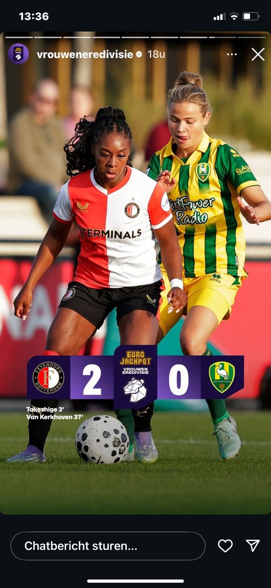 Great weekend for Esther . #feyenoord