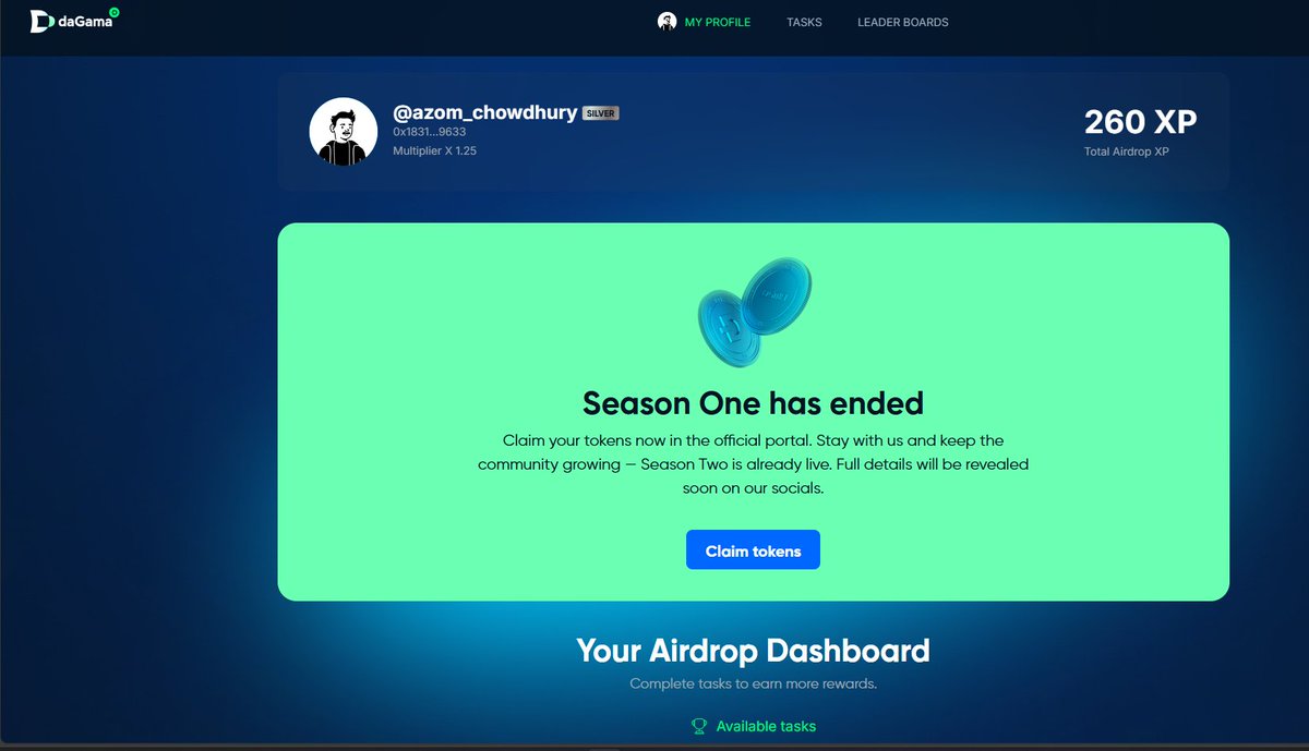 azom_chowdhury's tweet image. Create content — earn XP — climb the ranks. Share real impressions, tips, and discoveries. Authenticity wins. airdrop.dagama.world/?ref=3ae9e6

#DaGame