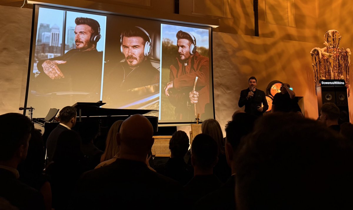 CMC PR (@cmcpr) on Twitter photo Looking forward to an evening with David Beckham, James Blake & <a href="/BowersWilkins/">Bowers & Wilkins</a> to celebrate the launch of the Px8 S2 headphones Looking forward to an evening with David Beckham, James Blake & <a href="/BowersWilkins/">Bowers & Wilkins</a> to celebrate the launch of the Px8 S2 headphones