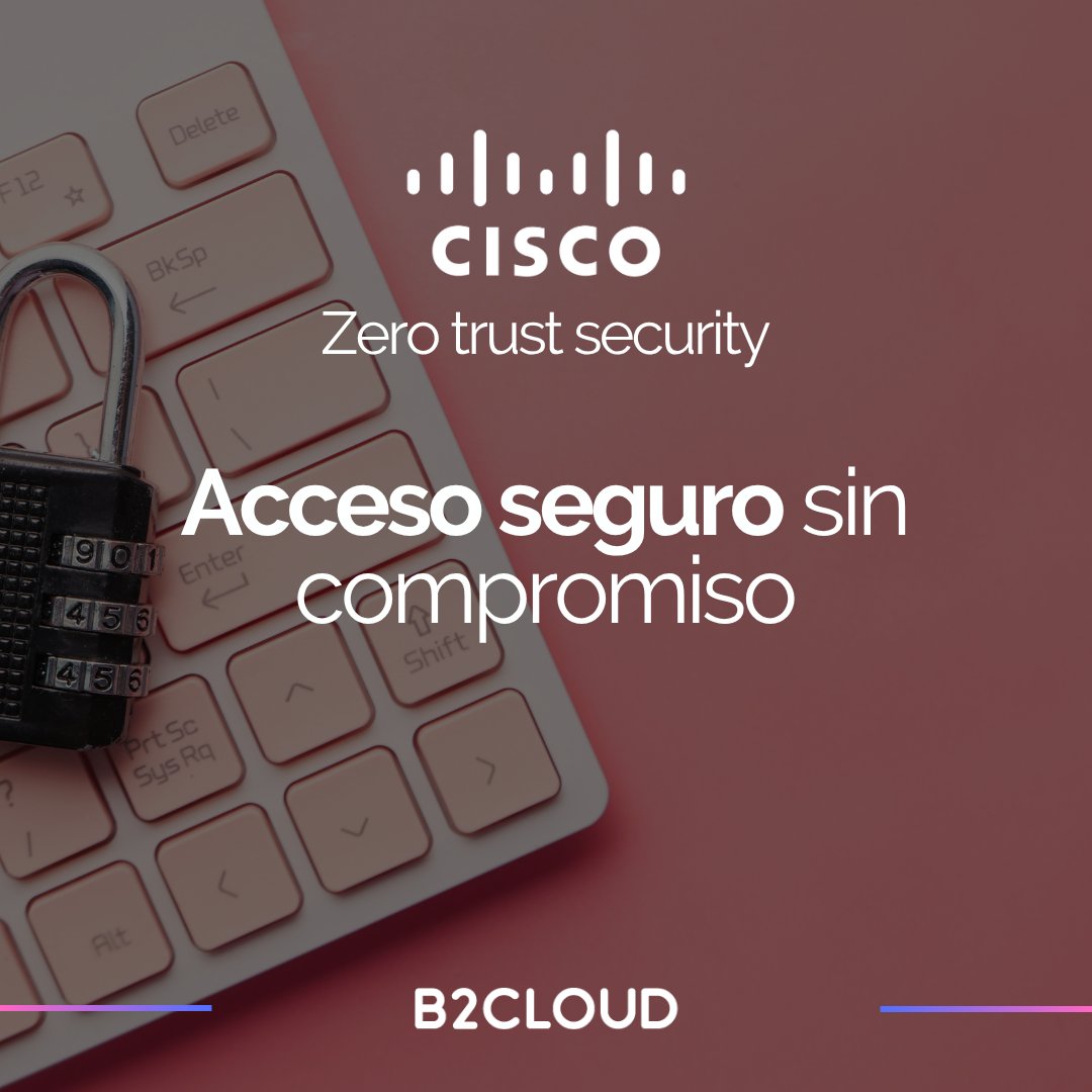 b2cloudtech's tweet image. El perímetro ya no existe: apps, usuarios y datos están en todas partes 🌎.
❌Sin Zero Trust: un acceso comprometido abre tu red entera.
✅Con @Cisco Zero Trust: verificación continua, acceso mínimo y experiencia fluida.
En b2cloud.tech te ayudamos a implementarlo. 🚀…