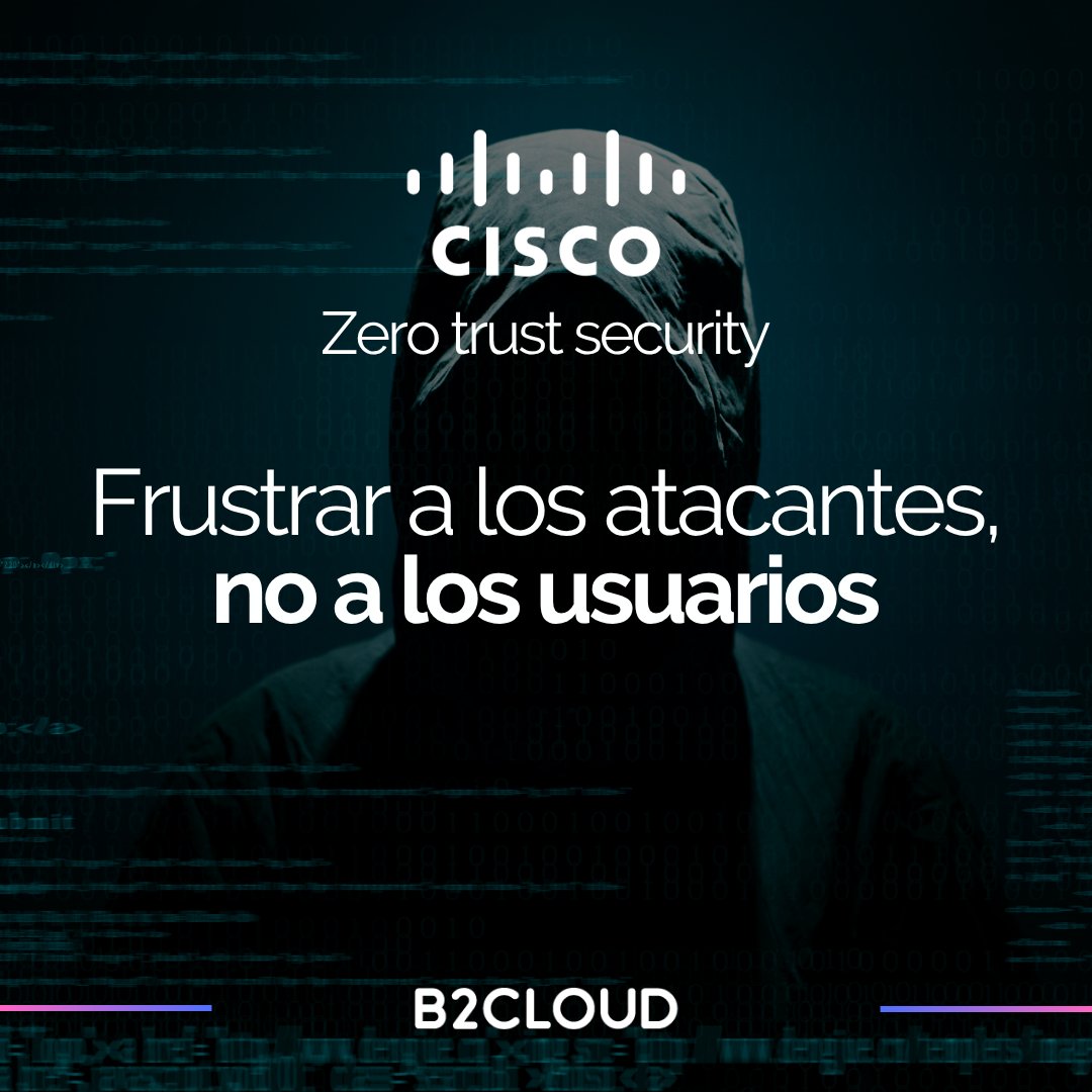 b2cloudtech's tweet image. El perímetro ya no existe: apps, usuarios y datos están en todas partes 🌎.
❌Sin Zero Trust: un acceso comprometido abre tu red entera.
✅Con @Cisco Zero Trust: verificación continua, acceso mínimo y experiencia fluida.
En b2cloud.tech te ayudamos a implementarlo. 🚀…