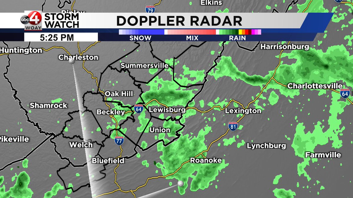 We are once again tracking a few showers around the region this afternoon as some moisture from the southwestern Atlantic continues to stream in. We'll show you the latest radar and the forecast on WOAY NewsWatch, after baseball. #wvwx #VAwx