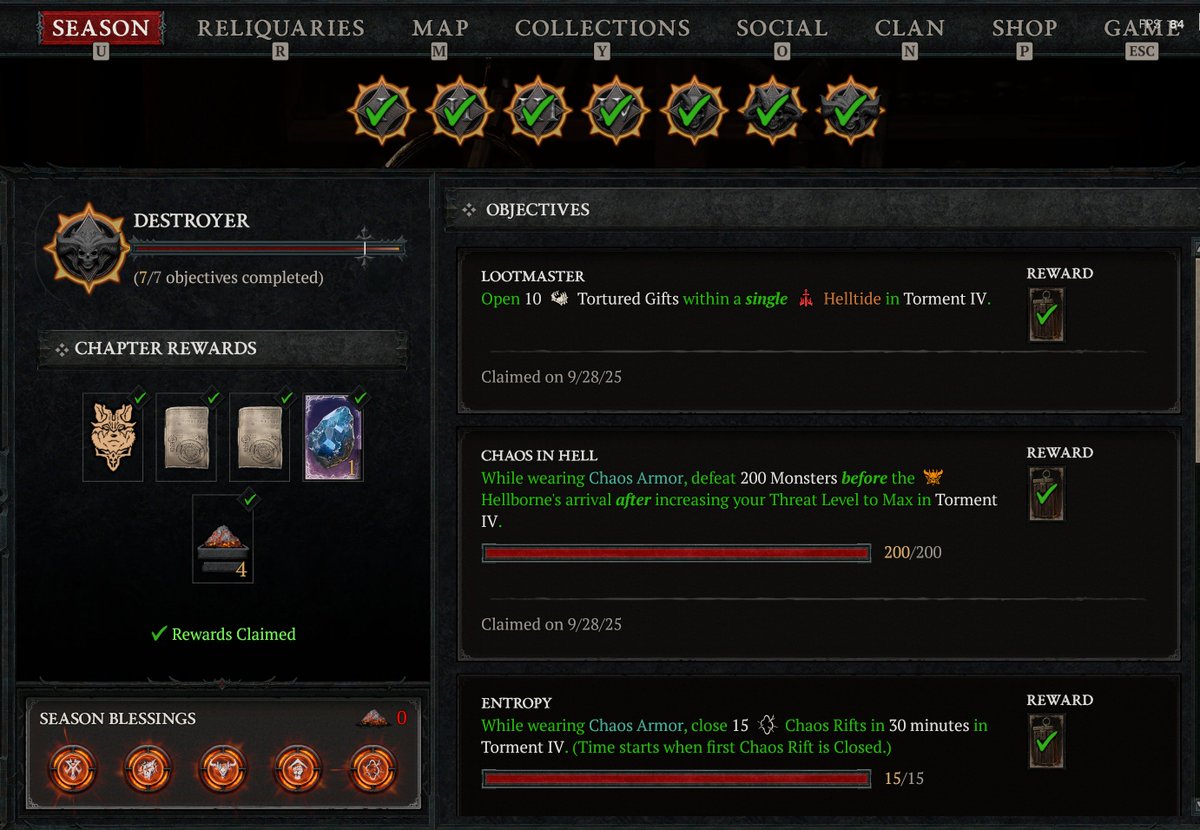 As a casual Sorc player, my impression after the first week of S10 is that it’s clearly the best since S2 in all respects. I know many other Sorc players agree with me, and I’m also in favor of making Chaotic Armor a permanent part of the game.

#Diablo #DiabloIV #Diablo4