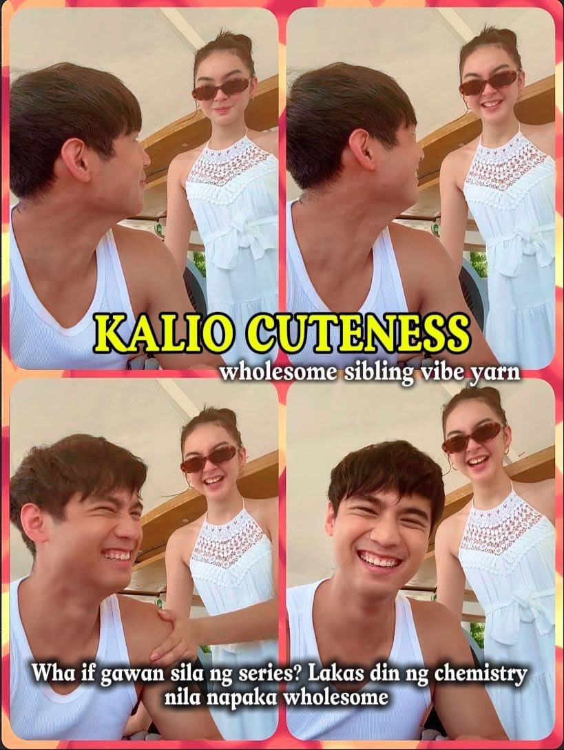 chinitacute0801's tweet photo. KALIO CUTENESS!
Kumasa sa isang tktk trend ang #kalio. Naiflex ito ni Emilio sa kanyang Tktk accnt. Yung wala naman silang ginawa kakaiba nag tawanan lang 😊 pero sobrang nakakatuwa nilang pagmasdan .
Sibling vibe na supportive sa trip ng isat-isa. Halatang natutuwa Kalio https://t.co/9Mdveh72M5