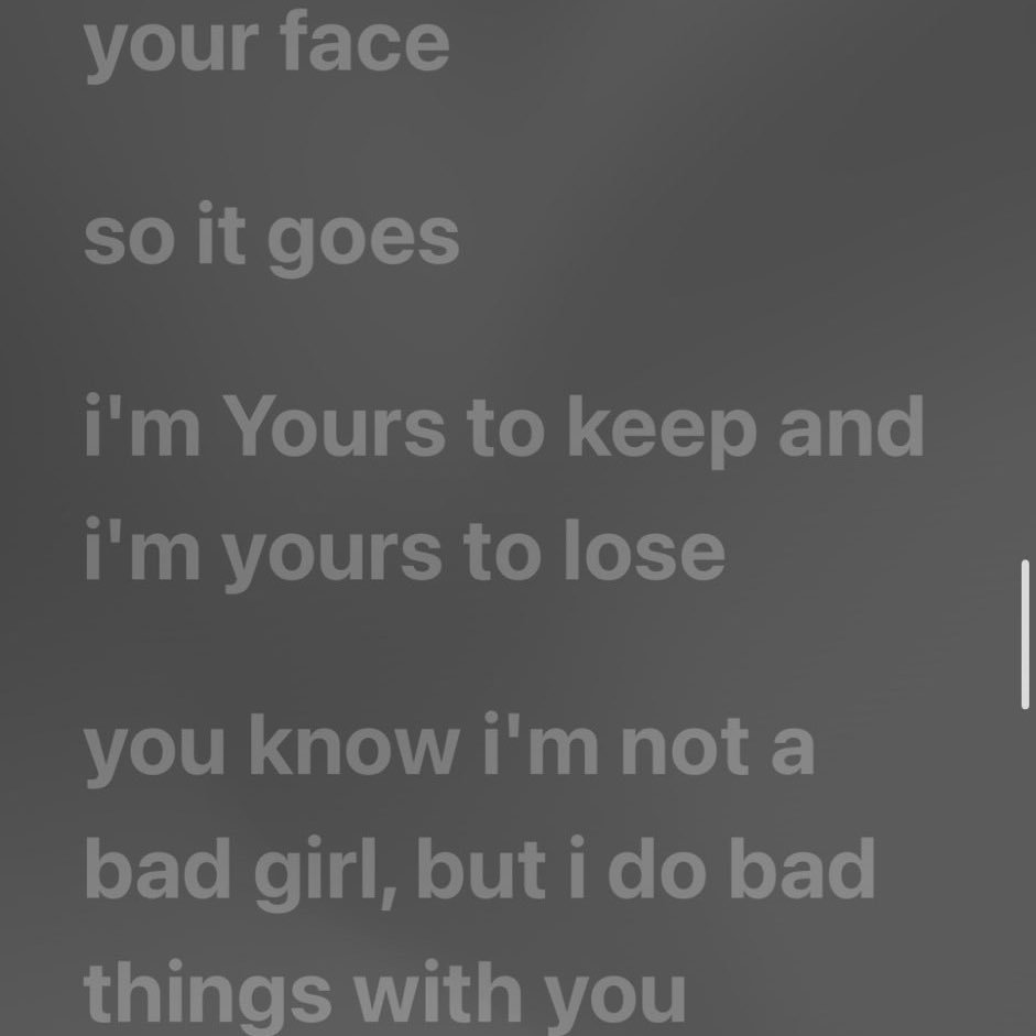 tswifterastour's tweet photo. 🚨| TAYLOR SWIFT IS CAPITALISING LETTERS IN THE LYRICS OF REPUTATION SONGS ON APPLE MUSIC! #TSTheLifeofaShowgirl

"T", "H" and "Y" https://t.co/BgWkTfY3nr