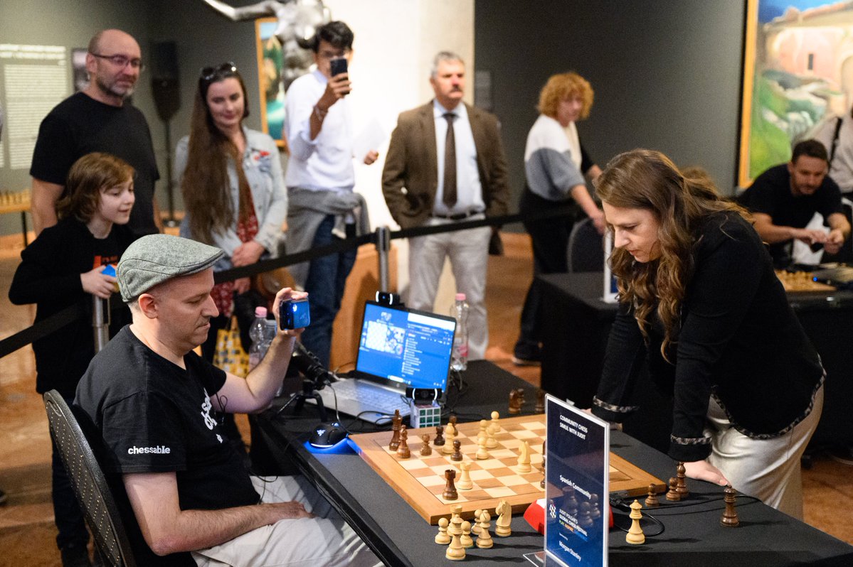 GMJuditPolgar's tweet image. What a day it was! 🤗
Thank you for joining us! ❤
See you on the 12th Judit Polgar&apos;s Global Chess Festival in 2026!🖐

#ChessConnectsUs @MorganStanley @FideWomen  @SRobot90498  @ECUonline #play #inspire #experience #RubikChess
