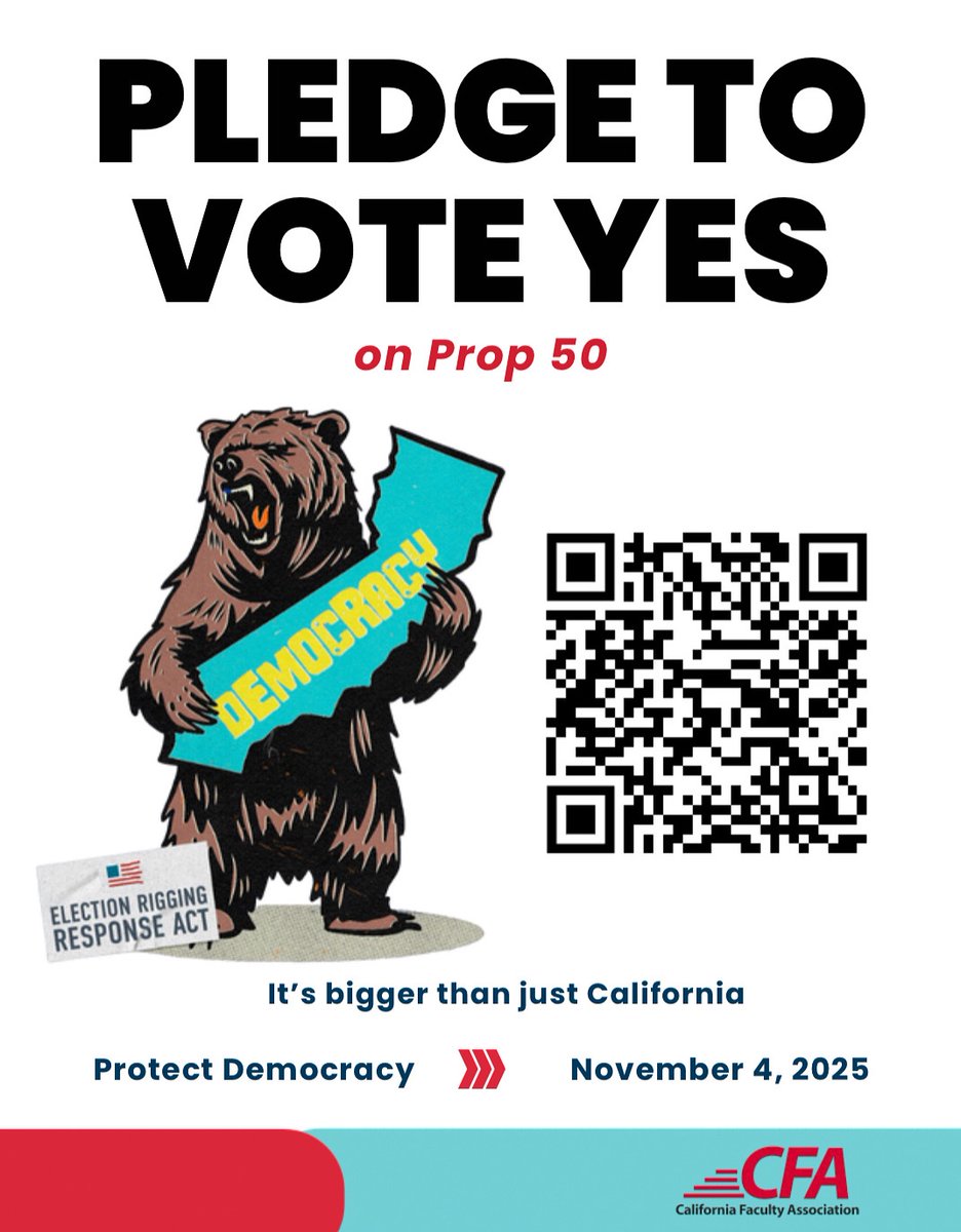Your Sac State CFA team has been in the fight for Prop 50! Join us for weekly canvassing and pledge to vote YES!