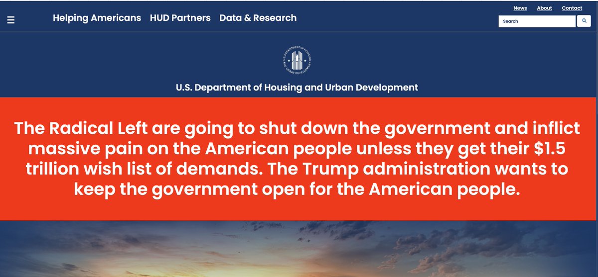 Absolutely insane thing to say on a government website. Wonder why there's so much division in this country?