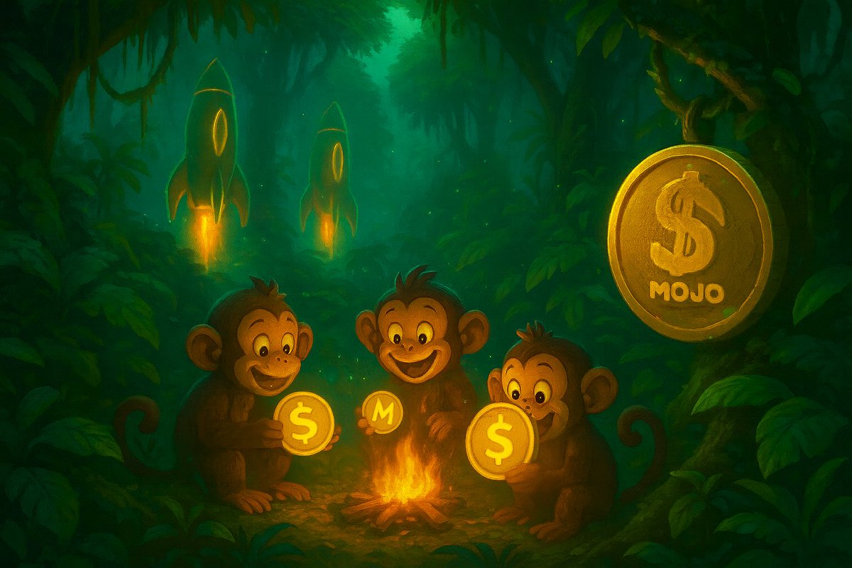 magicmojocoin's tweet photo. 🌍🐒 In the jungle, legends aren’t told — they’re written with $MOJO ✨
Every holder is part of a story bigger than charts or hype 🚀🍌

👉🏼 : https://t.co/4thnOGcLbC

The tribe builds, the vibes roar, the future is magic 💚🌴
#MOJOFam #CryptoTribe
#MemeCoin #presale #Crypto https://t.co/1tZr38ajKc