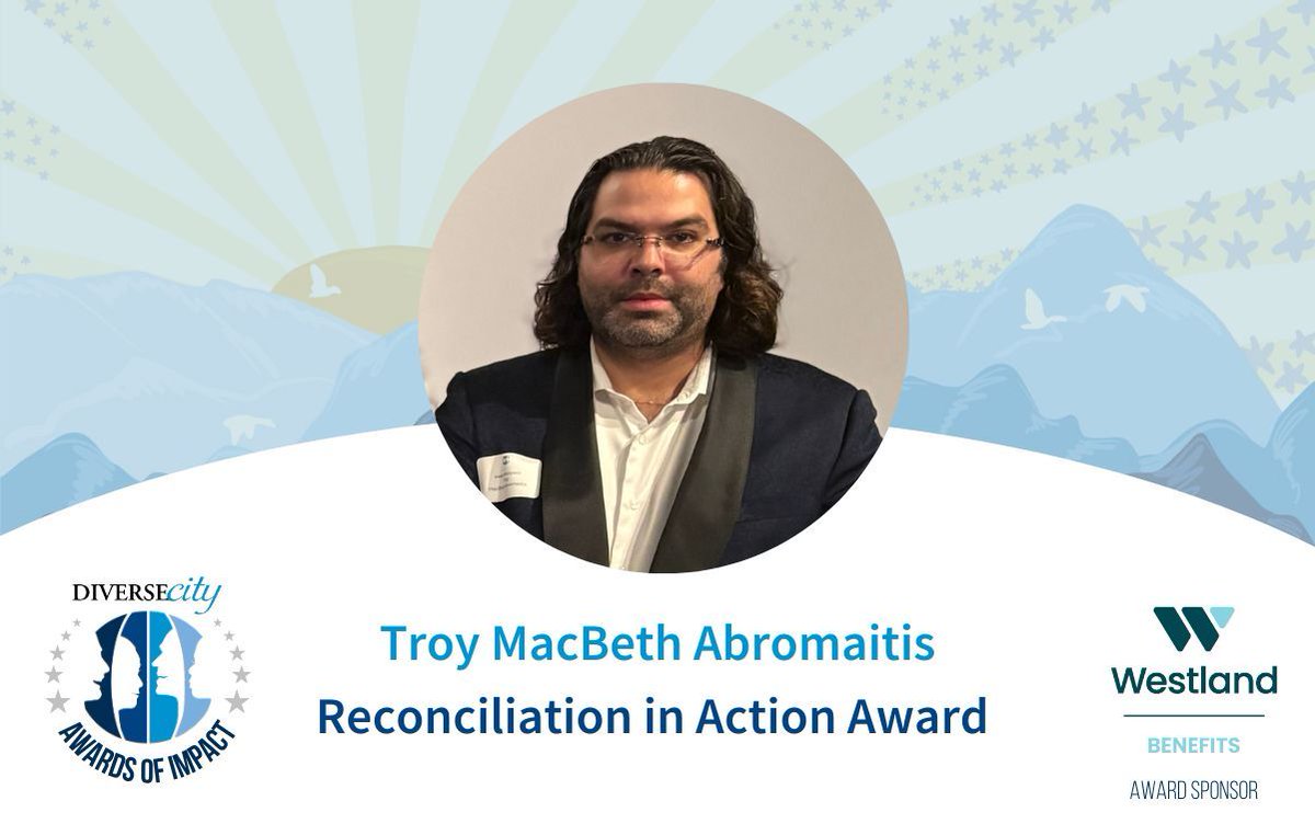 DIVERSEcityBC (@diversecitybc) on Twitter photo As we observe National Day for Truth and Reconciliation, DIVERSEcity is proud to celebrate the work of Troy MacBeth Abromaitis, recipient of the Reconciliation in Action Award at our 2025 DIVERSEcity Awards of Impact. 
dcrs.ca/awards-of-impa… As we observe National Day for Truth and Reconciliation, DIVERSEcity is proud to celebrate the work of Troy MacBeth Abromaitis, recipient of the Reconciliation in Action Award at our 2025 DIVERSEcity Awards of Impact. 
dcrs.ca/awards-of-impa…