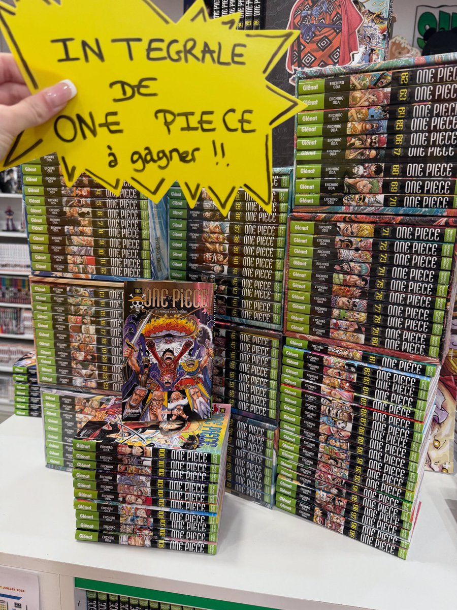 🔥 Et voici les résultats de nos 2 jeux concours du week-end!!

🤓 Pour rappel, 2 intégrales de One Piece étaient à gagner ! 

🙈 Félicitations à : 

💙 Clement R.
🧡 Alexandra B. 

Merci à tous d’avoir participé et à très vite !🥳