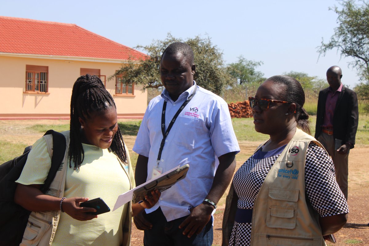 VSO_Uganda's tweet photo. Today we joined our partners @UNICEF_Uganda, @GovUganda & @IrlEmbUganda on a joint monitoring visit across schools in Karamoja.
The goal: to listen, learn, and understand how our programmes including #IPALSE are shaping education for children in the region. https://t.co/up3TvJTOVW
