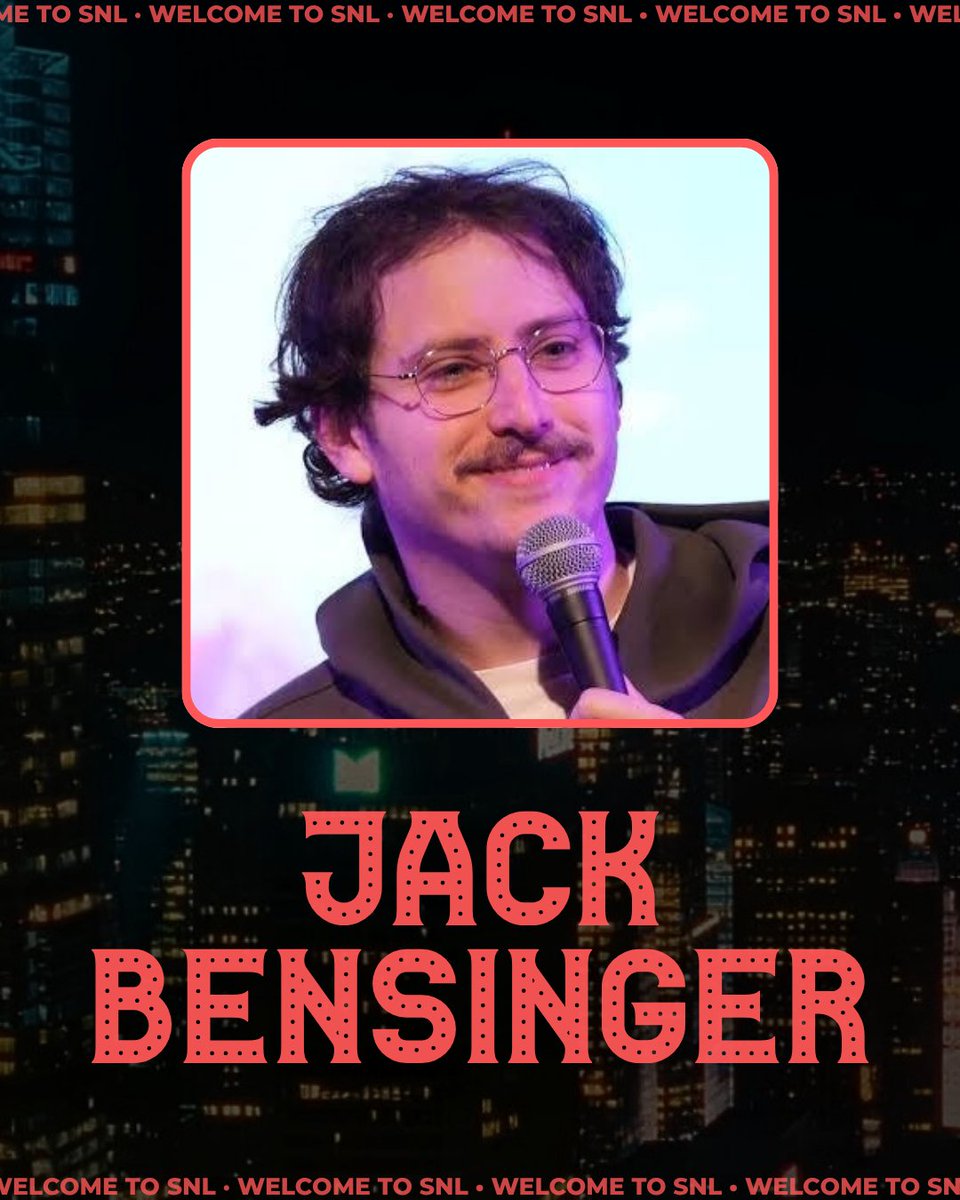 thesnlnetwork's tweet photo. Welcome to the #SNL writing staff Jack Bensinger! https://t.co/0DYHNrwsq8