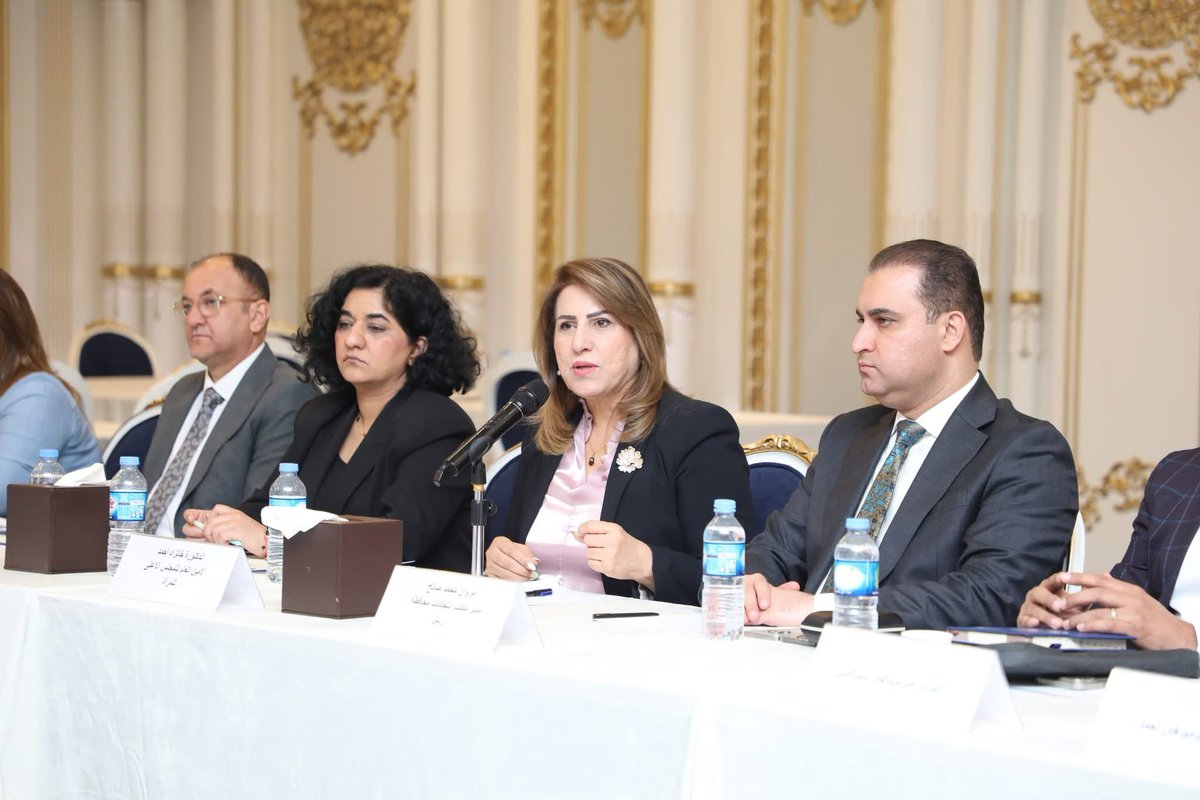 HighHcwa's tweet photo. Under the supervision of the #HCWD and the Independent High #Electoral Commission, a meeting was convened with #female candidates for the upcoming elections of the #Iraqi Council of Representatives in #Erbil Governorate. https://t.co/sb2kFJNhO5
