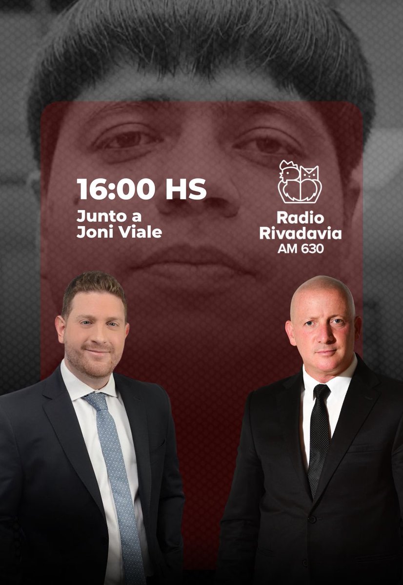 Daniel Adler (@daniel_adler_) on Twitter photo En unos instantes estaré hablando con <a href="/JonatanViale/">Jonatan Viale</a> en <a href="/Rivadavia630/">Radio Rivadavia</a> 
Les comparto el link: youtube.com/live/XnVWPKtHc… En unos instantes estaré hablando con <a href="/JonatanViale/">Jonatan Viale</a> en <a href="/Rivadavia630/">Radio Rivadavia</a> 
Les comparto el link: youtube.com/live/XnVWPKtHc…