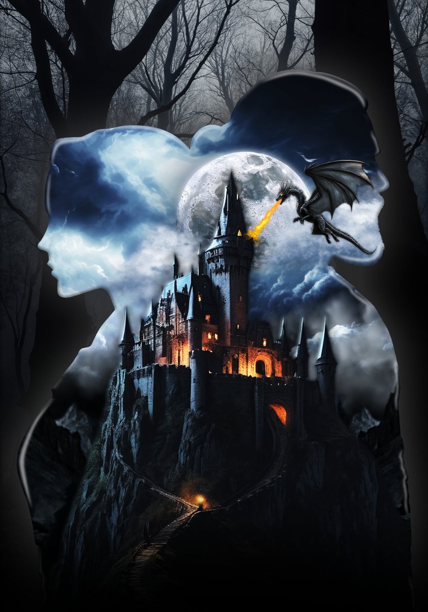 Celinecasper_'s tweet image. ✨Here’s a mockup of “Our Promised Fate” ✨
Before finalizing the cover, I envisioned the story’s dark and magical essence through dramatic silhouettes, a glowing castle, and a soaring dragon. 🐉

#BookCoverDesign #FantasyArt #CoverReveal