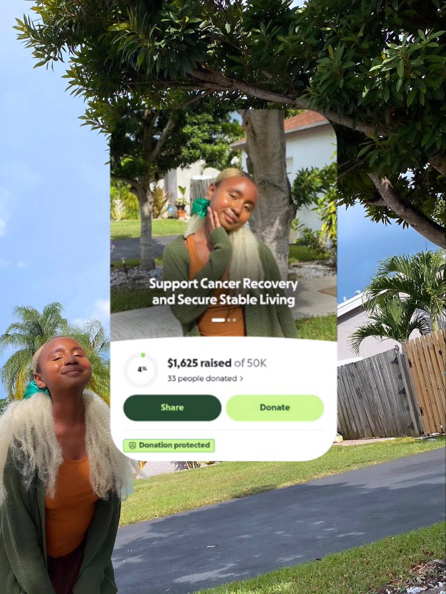 Hey guys, Im reaching out to hopefully gain some type of hope of support. My cancer is getting worse weakening my body becuz of the 100+ tumors in my liver I'm 22 &amp; have been fighting for so long &amp;just need funds &amp;support to get surgery plz donate or share
gofund.me/e18ba6f9e