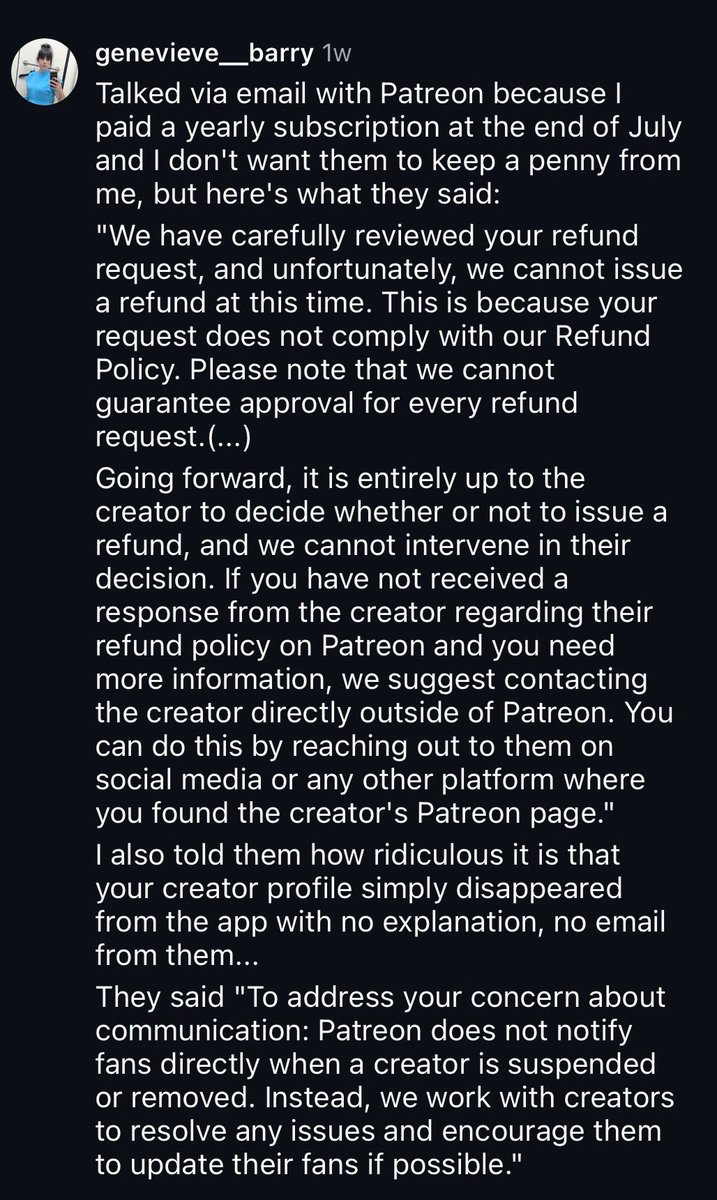 kaydeeasu07's tweet photo. @Patreon I’m a Patron of LonelyFans - none of us have received refunds for payments we made just prior to you deactivating his account. The odd thing is - we can still access his content through a back door. Creator and patrons have tried reaching out but answers unhelpful. https://t.co/YL0psGN6pY