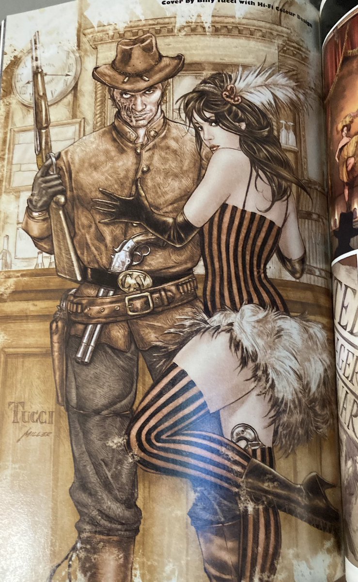 DrMasque's tweet photo. Comic Read of the day: 2010 Jonah Hex: Counting Corpses trade of 43, 50-54. By Justin Gray & @jpalmiotti with art from Paul Gulacy, Darwin Cooke, Dick Giordano, @BillyTucci and more. What is not to like about this? Great stories and art. My only regret is not discovering this series sooner.