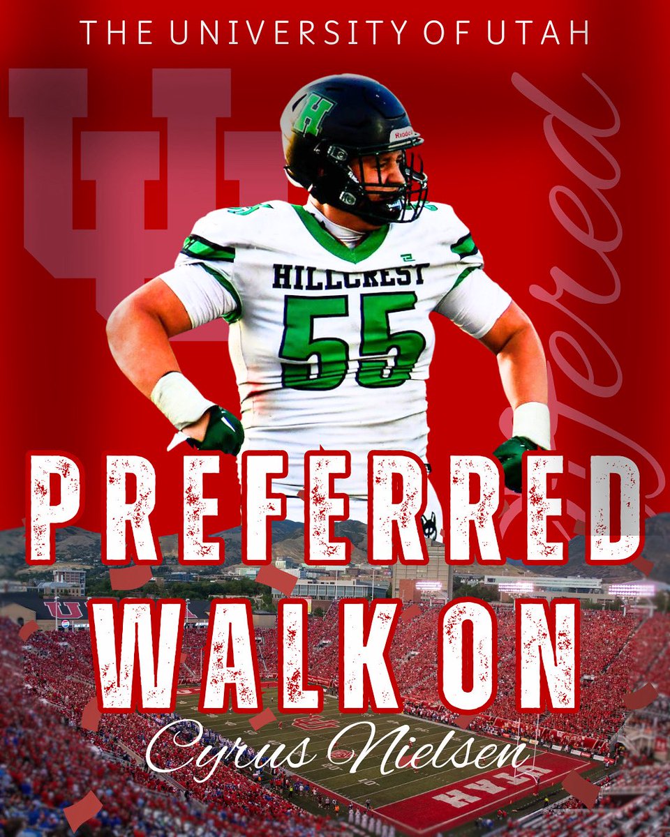 Hillcrest Huskies Football (@hillcrestfball) on Twitter photo <a href="/CyrusNielsen4/">Cyrus Nielsen III</a> receiving a preferred walk on offer from The University of Utah! <a href="/CyrusNielsen4/">Cyrus Nielsen III</a> receiving a preferred walk on offer from The University of Utah!