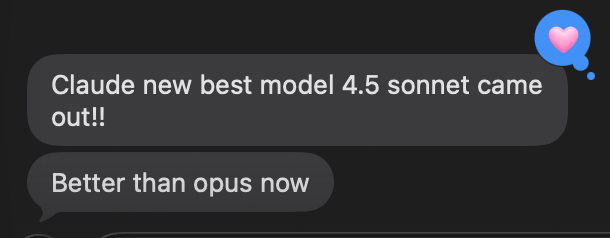 jlamba's tweet photo. Texts from my 11-year-old.

The AI-native generation is going to grow up very differently. https://t.co/4DzbxWfNcU
