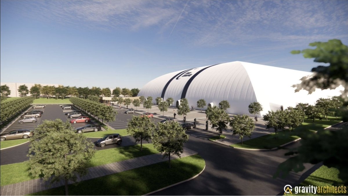 PlanningNI_info's tweet image. New plans for a covered sports dome at Ulster University, Derry, including changing rooms, cafe and parking. ⚽️🏀 Land at the old Foyle College Jr school finally getting put to use?

#SportsDevelopment @UlsterUni @Gravityarc_

🔗 planningni.info/?q=LA11/2025/0…