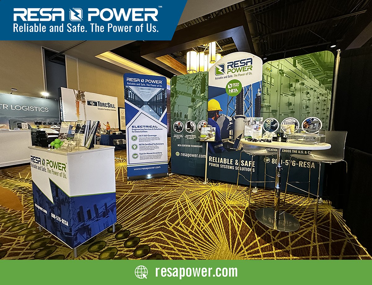 ResaPower's tweet image. RESA Power is live for Day 1 at the Data Center Power tradeshow in San Antonio, Texas!
Stop by our booth #315 to meet the team and learn more about how RESA Power can support your data center needs.
👉Learn More: resapower.com/trade-show/dat…
#RESAPower #DataCenters #PowerSolutions