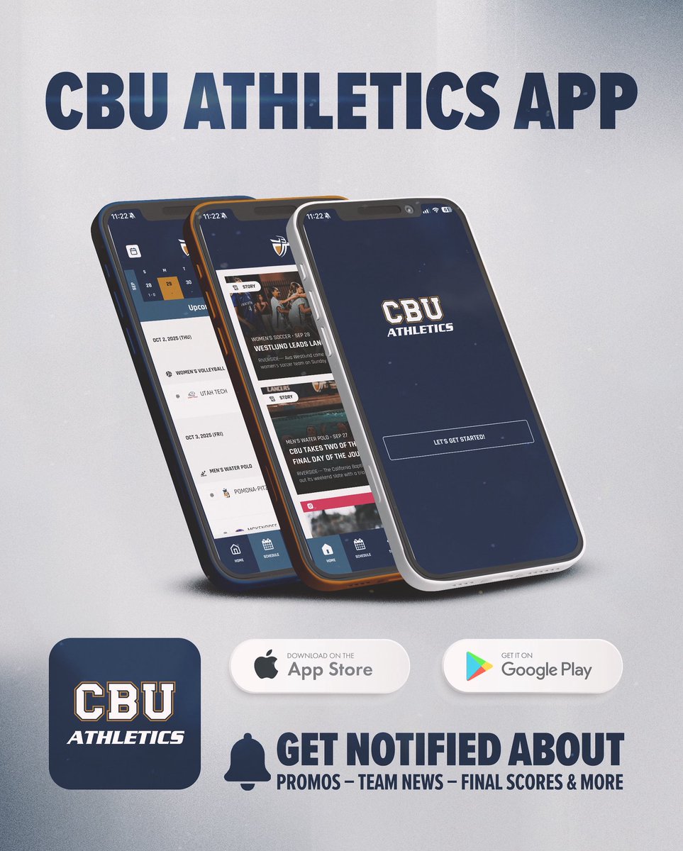 Want to stay in the know on all things Lancers? Download the 𝐨𝐟𝐟𝐢𝐜𝐢𝐚𝐥 𝐂𝐁𝐔 𝐀𝐭𝐡𝐥𝐞𝐭𝐢𝐜𝐬 𝐀𝐩𝐩 📱

Available on the Apple App Store and Google Play

#LanceUp⚔️