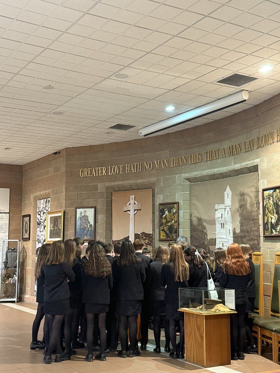 SommeAssoc's tweet photo. As part of our education program the Somme Museum welcomed 63 students from Ballyclare High School today. They were guided around the museum by Austin and Tim.
We look forward to welcoming the students from Ballyclare again tomorrow & Friday.
#educatingfuturegenerations https://t.co/qto50oxMHP