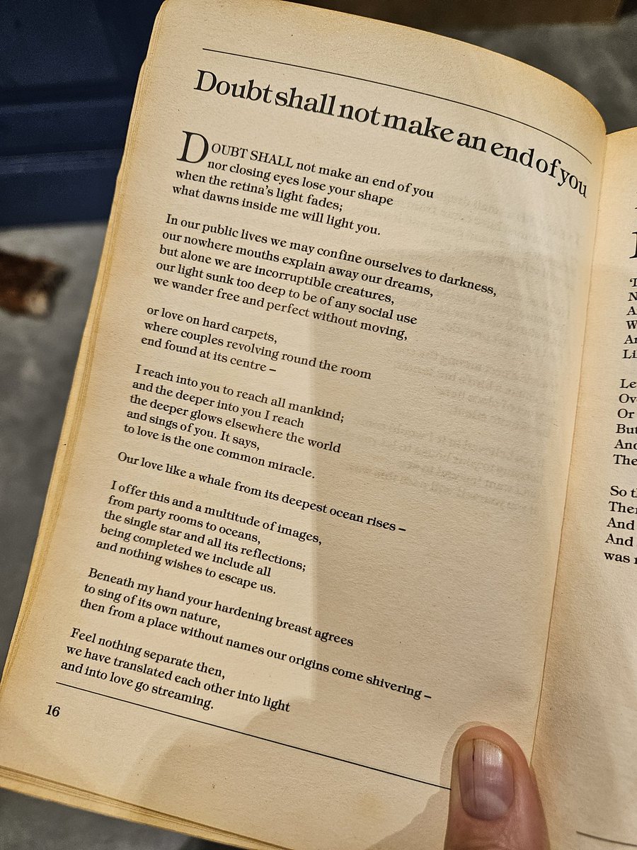 millihill's tweet image. So sad to hear of the death of Brian Patten. As a 17 year old I picked up his Love Poems collection randomly in a bookshop and he stayed with me for a lifetime.