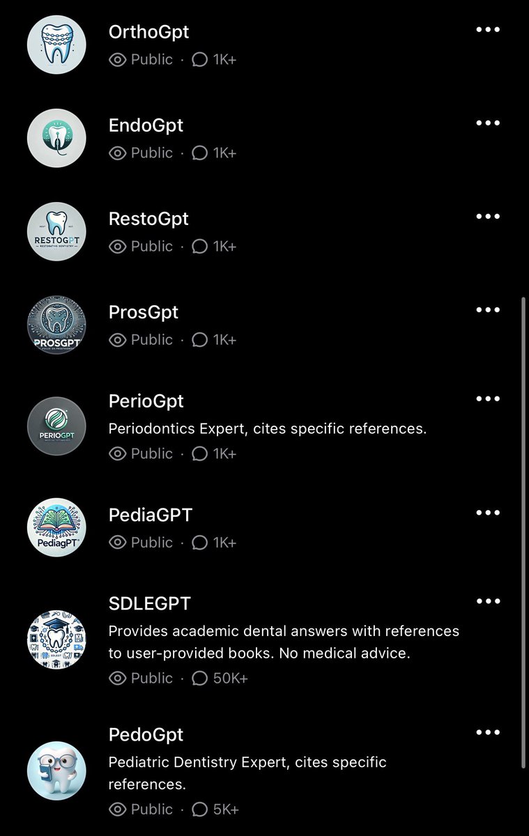 OmarSAlMajed's tweet photo. Different fields, one goal: helping you. 
Try them out on @ChatGPT! 🦷😍 https://t.co/ugaY2BGF6s