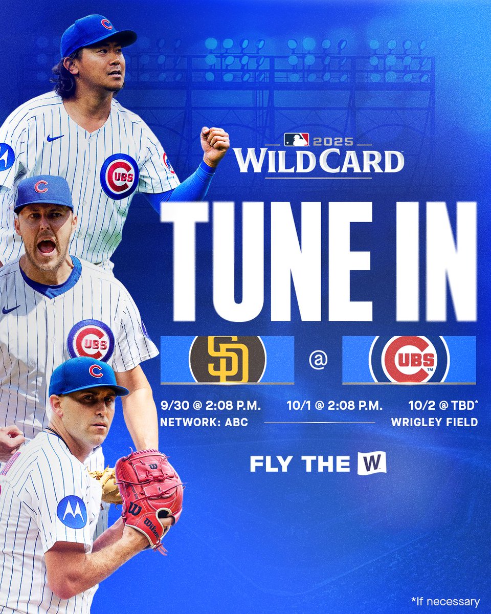 MarkKrockover's tweet image. #GoCubsGo #WildCard #wildcardgame #MLB #MLBPlayoffs #BeatSanDiego @Cubs @WatchMarquee