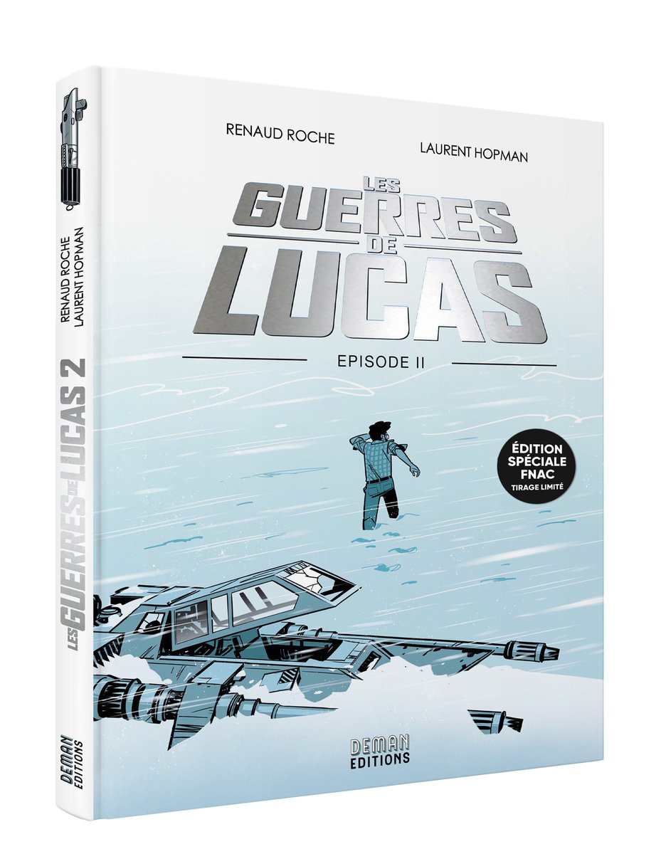 Disponible à la Fnac dès le 8 octobre, une édition limitée des « Guerres de Lucas - Episode II » avec une couverture alternative !

Available at Fnac stores from October 8th, an alternative cover Limited Edition of « Les Guerres de Lucas - Episode II ».