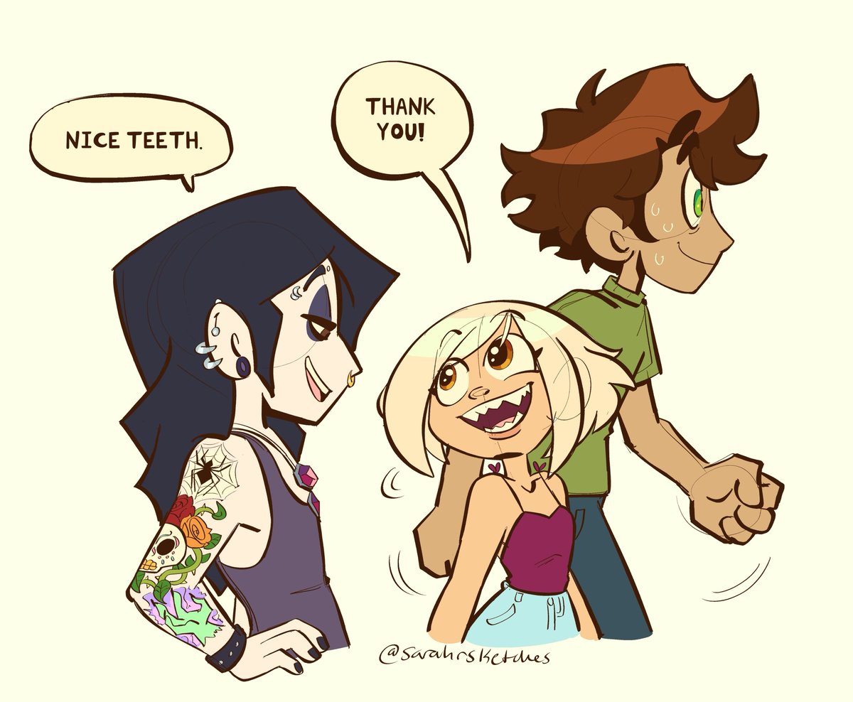 Decided to do another quick redraw of some old art 💜💚