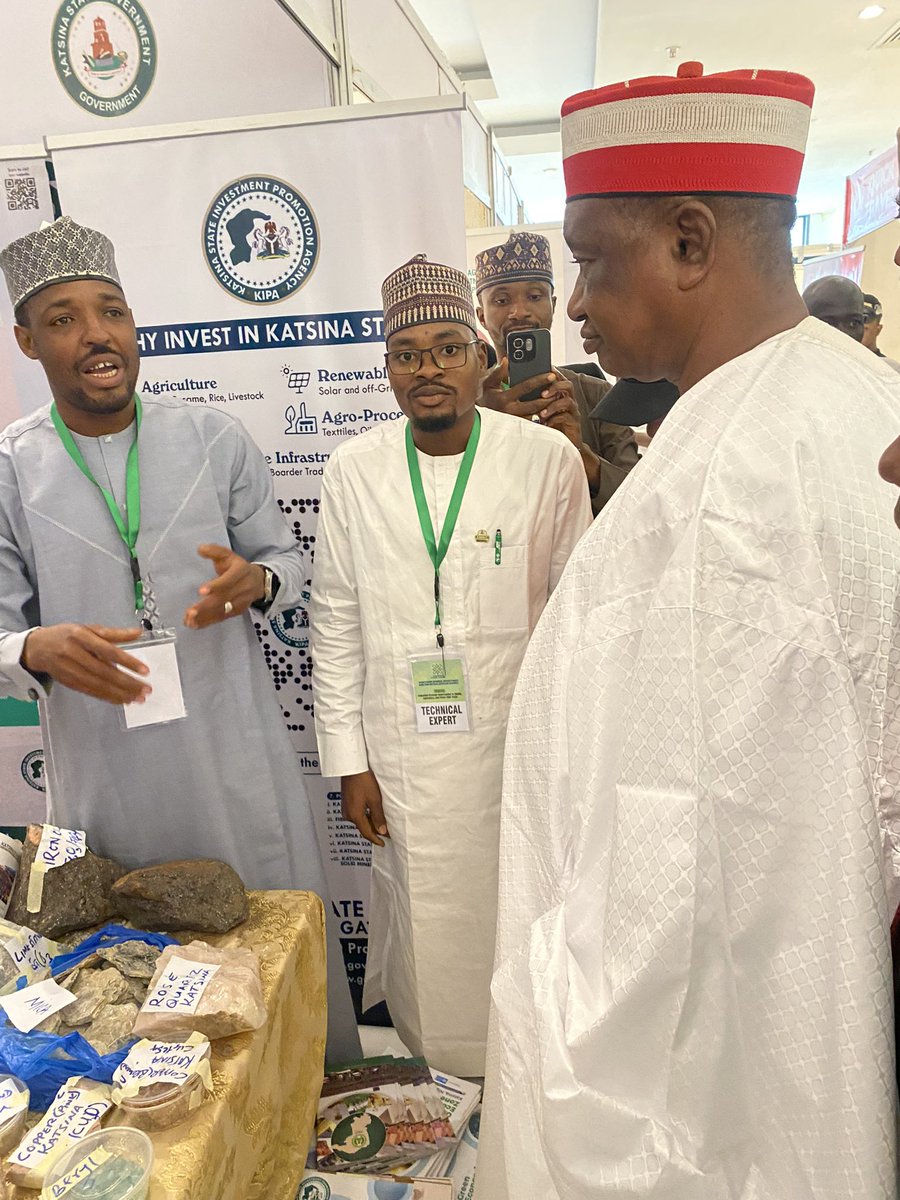 Hon_Faskari's tweet photo. My chairman Bello Isah Doro, the Managing Director of Katsina State Exploration and Mining Company, along with his team, played a key role in hosting Aminu Abdussalam Gwarzo, the Deputy Governor of Kano State, during the exhibition. https://t.co/czTnq1z9kr