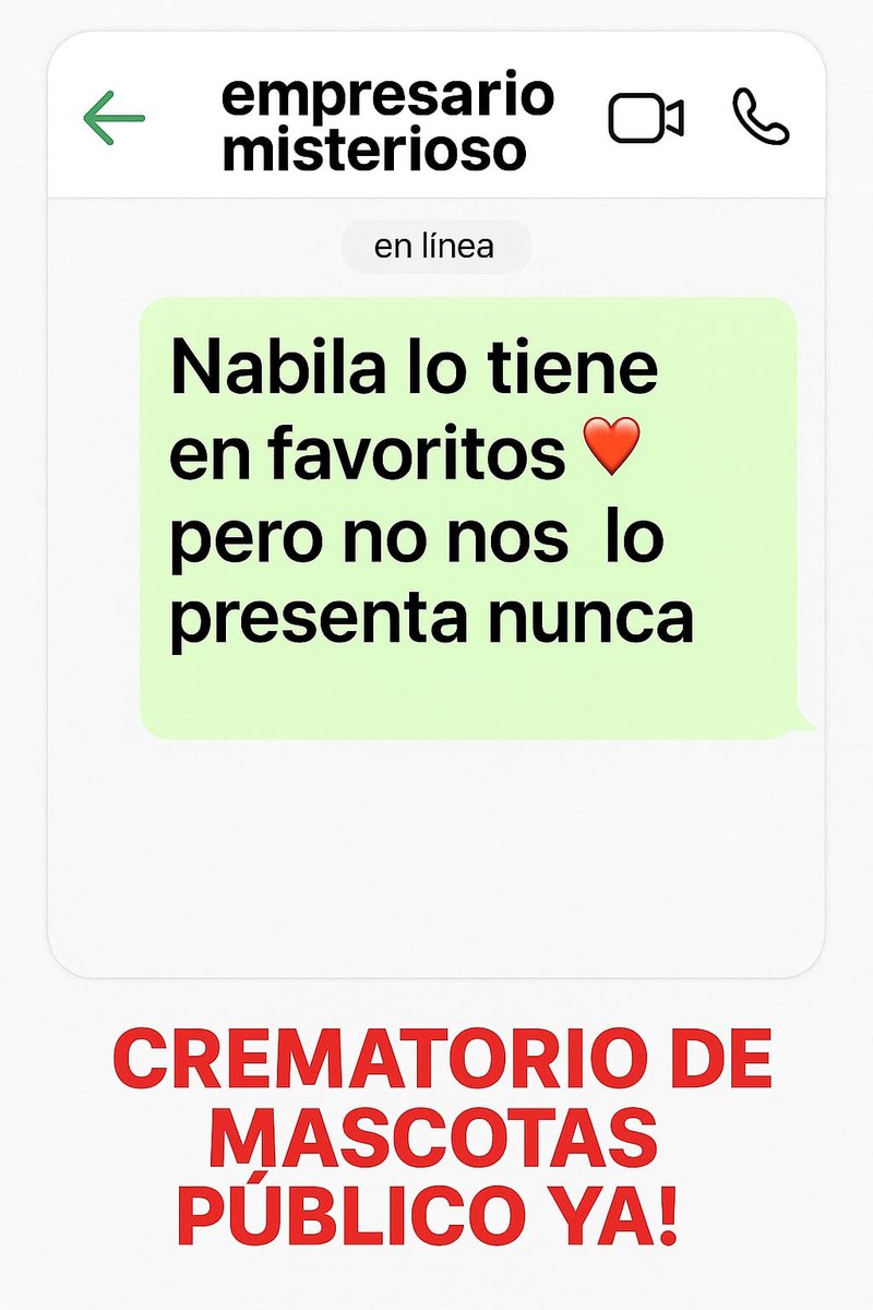 JSCEutaa's tweet image. Nabila lo guarda en favoritos❤️pero nunca lo presenta…
Y mientras tanto, en Ceuta seguimos sin crematorio de mascotas público.

❌ No queremos que nuestras mascotas tengan que salir fuera de la ciudad.
❌ No queremos más excusas ni promesas vacías.