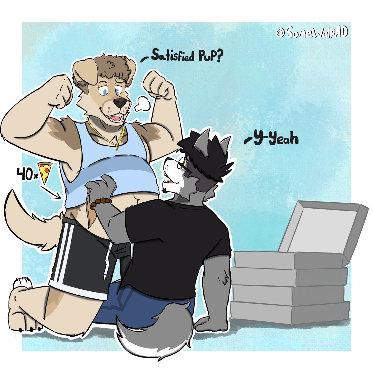 Looks like I underestimated <a href="/bigcolliepaws/">Eduard AD</a> pizza eating skills and ended up with amazing results. 👀