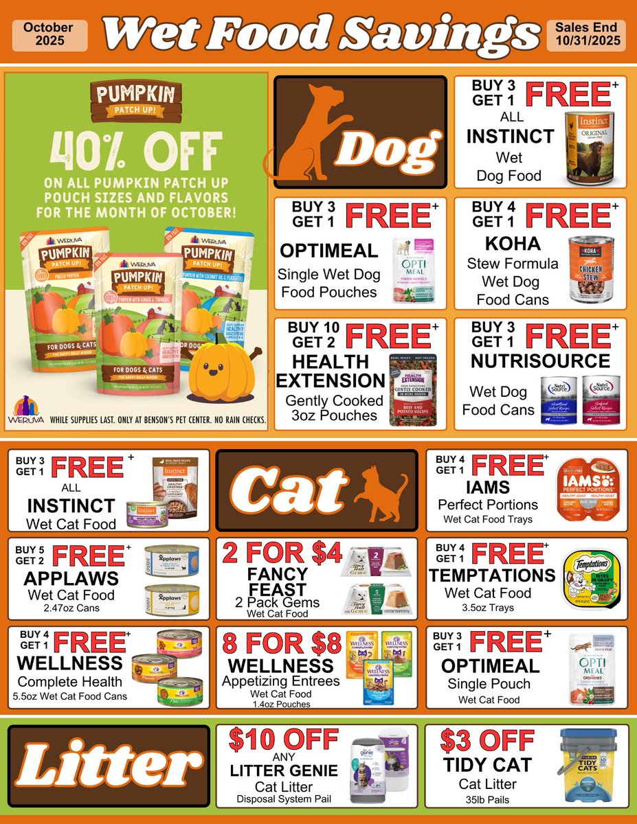 Benson's Pet Center tweet media