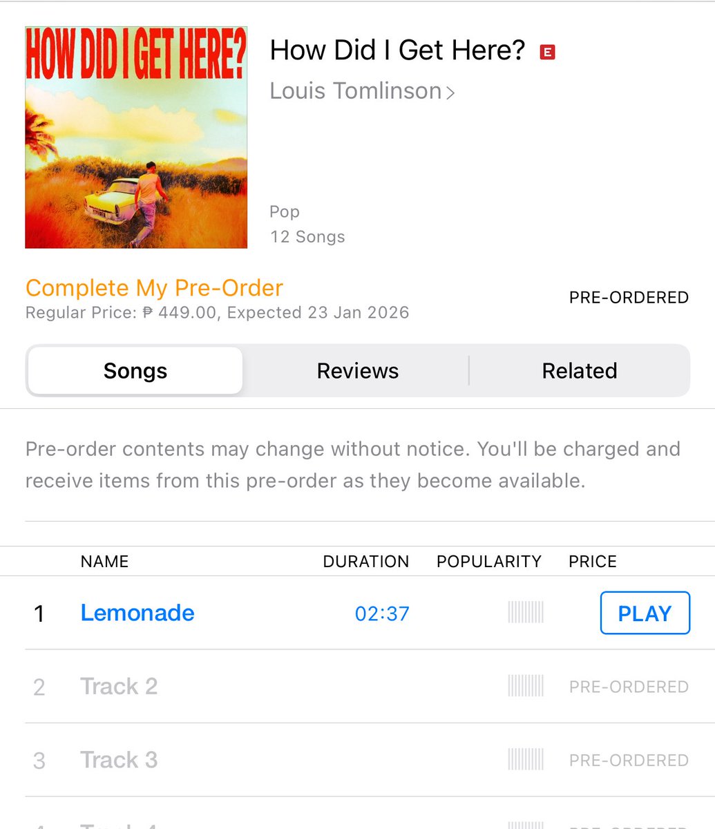TEAMLOUISPH's tweet photo. Buy Lemonade on iTunes PH!

If you lack funds let us know and we’re sponsoring copies if you have iTunes PH and Gcash account 💛 https://t.co/2r3IAK1sE1