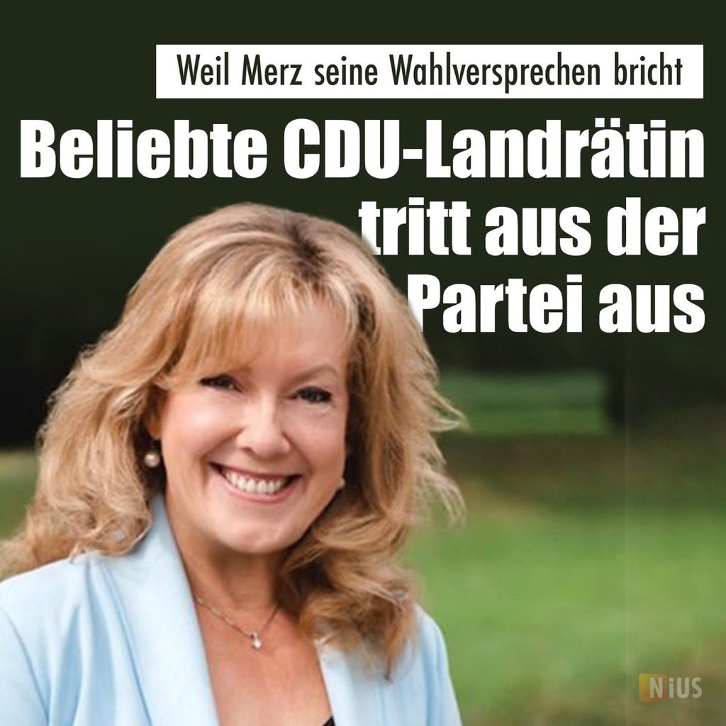 rosenbusch_'s tweet photo. „Ich habe lange mit mir gerungen, aber mit dieser Partei habe ich nichts mehr gemein.“

(…)

„Ich bin die letzte von einst fünf CDU-Bürgermeistern im Elbe-Elster-Kreis, aber jetzt habe auch ich genug von meiner Partei“, sagt Heinrich. Ihr Hauptgrund: „Die CDU will das Krankenhaus Elsterwerda und zwei weitere ohne Not schließen. Der Bürgerwille spielt keine Rolle mehr. Aber Parteien sollten der Bevölkerung dienen – und nicht umgekehrt.“

https://t.co/pfvy1xM9vN