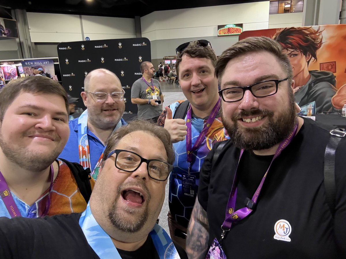JafferTTV's tweet image. I’m back in Wisconsin from #MagicCon! I had a blast seeing everyone again &amp;amp; some people for the first time!

Got to attend the con as a creator again &amp;amp; had a friend new to MTG tag along!

Hanging with the rest of @MagicJank is always great! Everyone on our team is amazing!