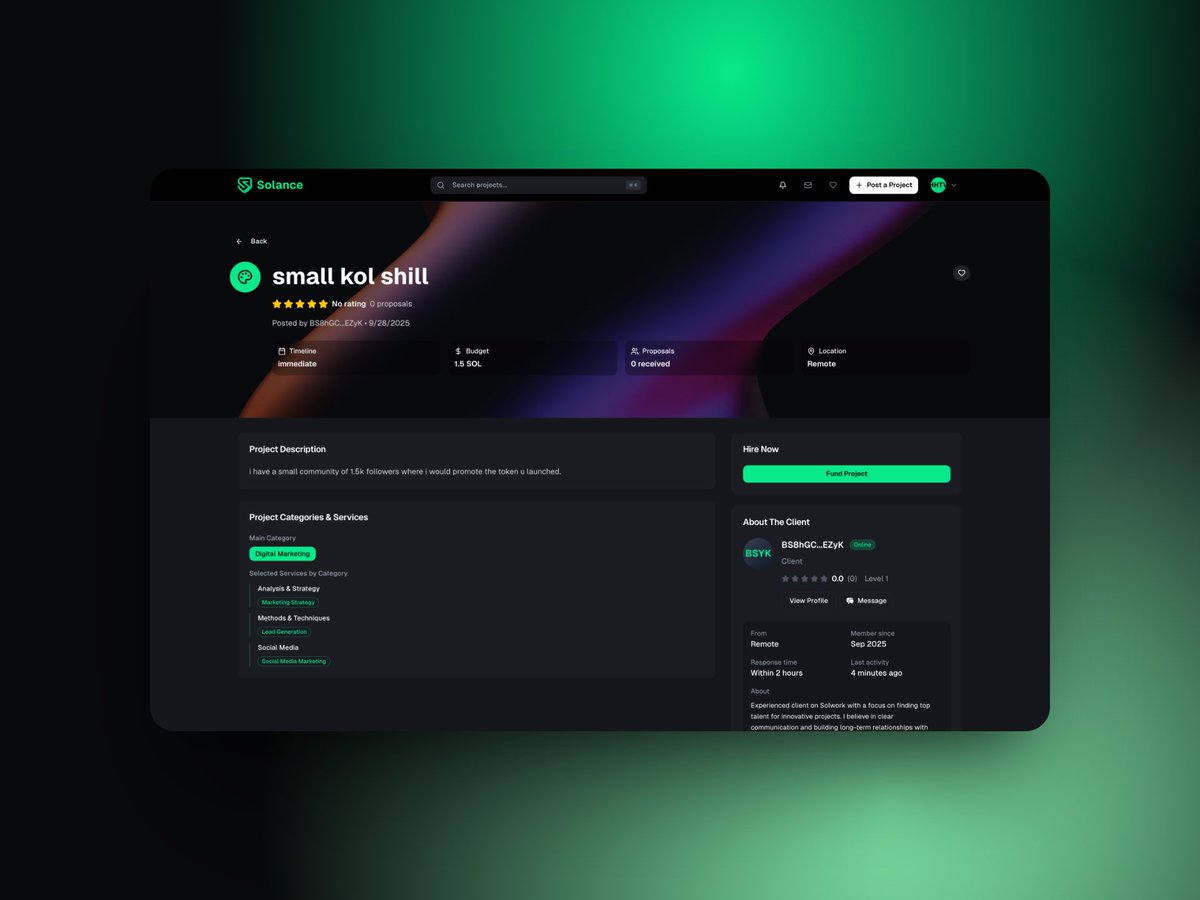 Recently discovered this new Launch,a  freelancing app but for web3 instead 
This is really amazing,I tried out a service too and it works just as expected.

This would literally make it easier for you to connect with KOLS and DEVS in this space and exchange services without