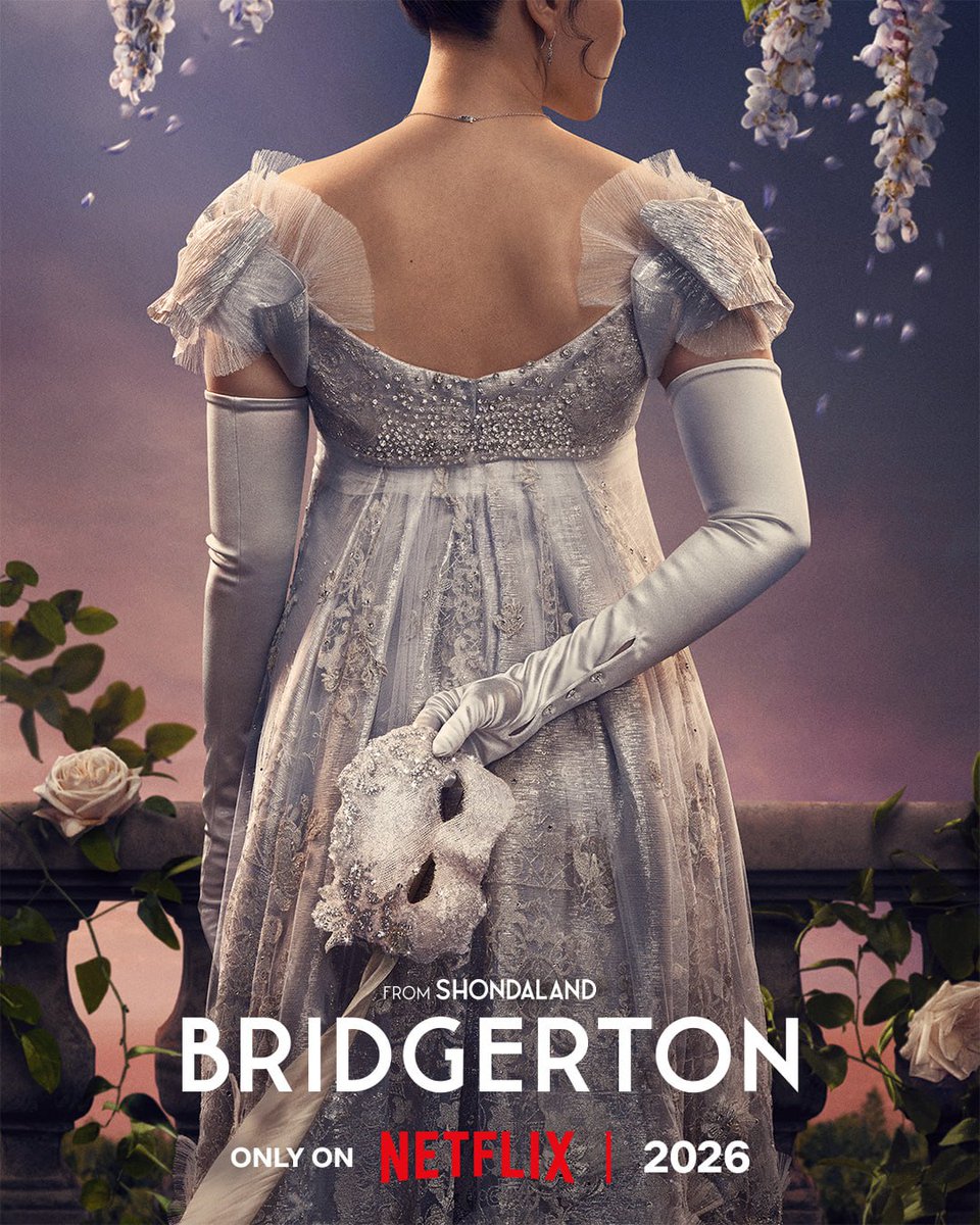 memerrr8's tweet photo. Bridgerton Season 4 shall make its debut in 2026.

A masquerade is like no other event. Prepare yourselves, for anything can happen. https://t.co/WDVR0coeqc