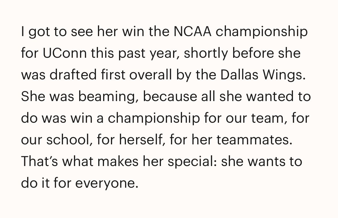 UConnWBB's tweet photo. Paige Bueckers was named to the TIME100 Next as one of the most influential rising stars! 

We agree with Diana Taurasi’s write up of her 💙 https://t.co/MFmBwUPsKx