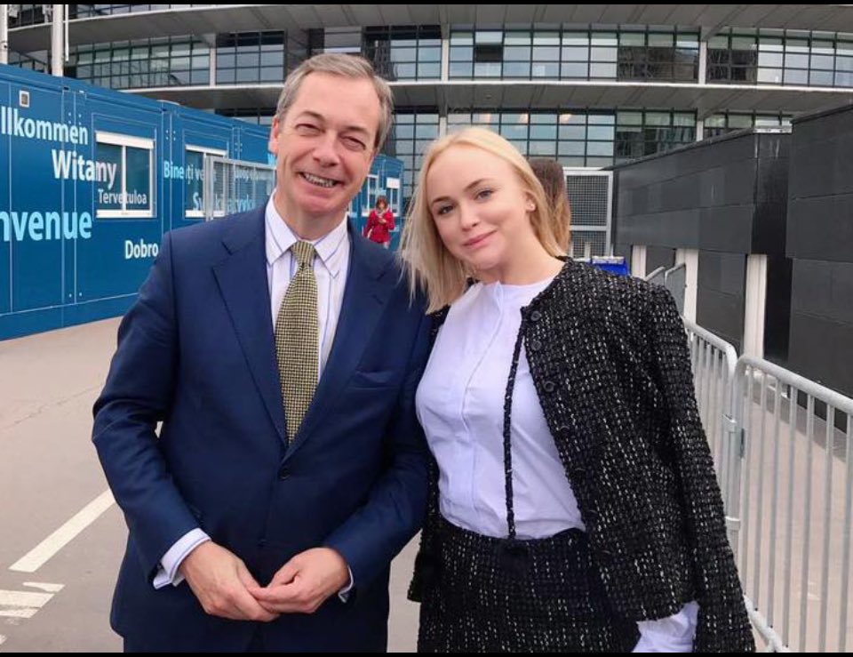 Here's Nigel with Voloshyn who bribed Nathan Gill for Russia.