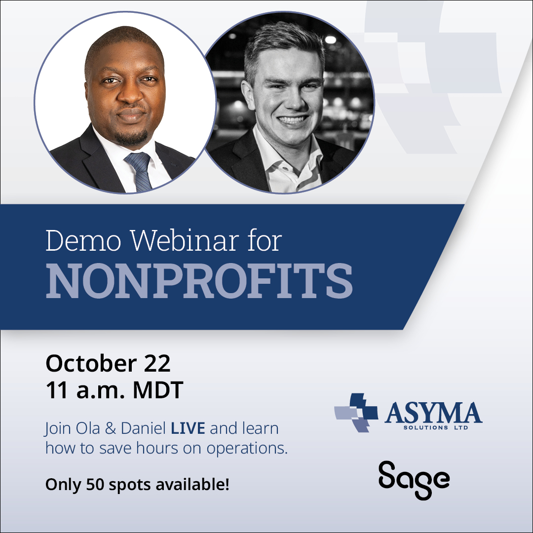 Just one week to go! ⏱️

Sign up for our FREE 30-minute live demo on October 22nd to see how Nonprofit organizations use <a href="/SageIntacct/">Sage Intacct</a> solutions to automate workflows, gain real-time insights, and focus more on their mission.
Register: bit.ly/4gvyRkx