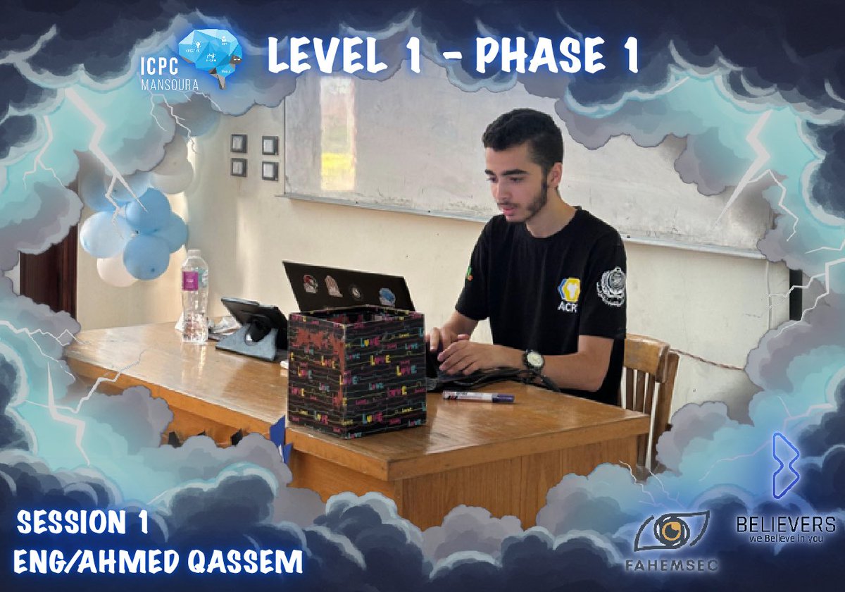 icpc_mansoura's tweet photo. ⚡️ LEVEL 1 – Phase 1 ⚡️
البداية اللي هتفجر الحماس وتفتح الطريق
أول سيشن كان عن Adhocs & Two Pointers، ولسه الجاي مليان تحديات أكبر وأقوى 🤩
📺 تقدروا تشوفوا السيشن على يوتيوب: https://t.co/EFORtm7v95
وكمان دا الشيت: https://t.co/BigGKnHEwe
#Believers #FahemSec https://t.co/OYI6mhHI6E