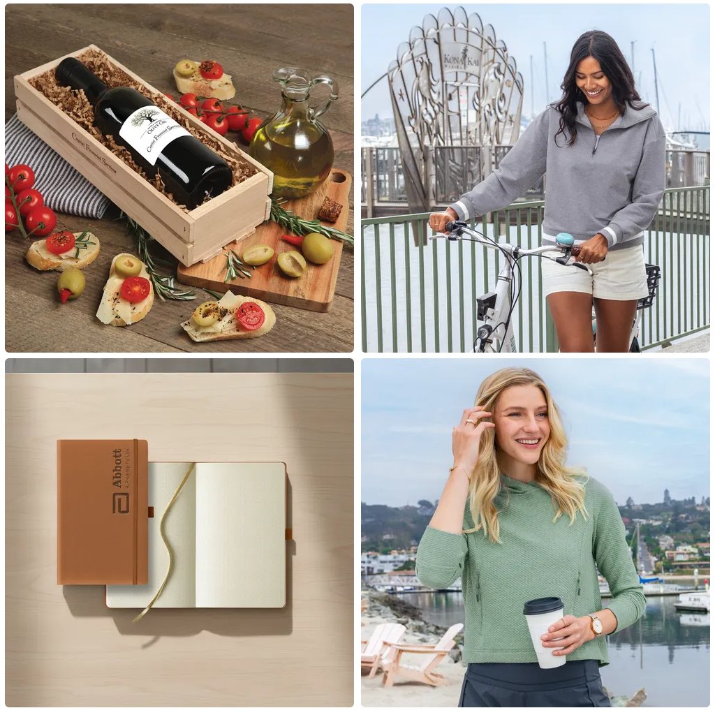 iPromo's tweet image. Our goal: the perfect promotional products solution for your brand. From idea to execution, we're here! amp.fyi/-/ogkLHYOJ #promomarketing #pullovers #journals